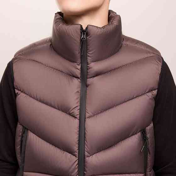 Шоколадная мужская жилетка Pobedov Puffer Киев