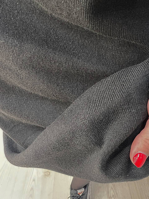 Платье женское A-N 9153 свободный крой прямое оверсайз длинное черное, черный, one size Киев - изображение 6