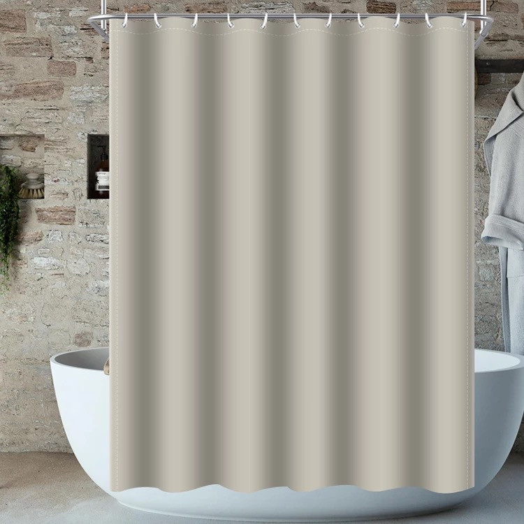 Шторка для ванной Bathlux 180 x 180 водонепроницаемая люкс качество, Бежевая Каменец-Подольский - изображение 1