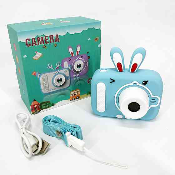 Дитячий цифровий фотоапарат X900 Rabbit Колір: блакитний MI-27 Івано-Франківськ