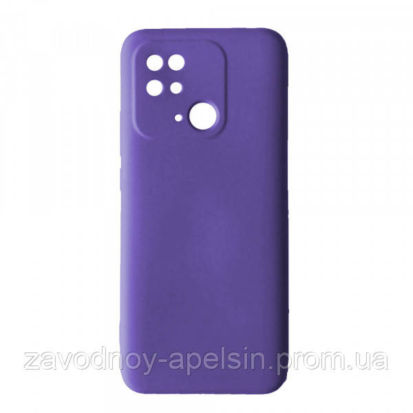 Xiaomi Redmi 10c Чохол силіконовий Захист камери (червоний) Одеса - фото 1