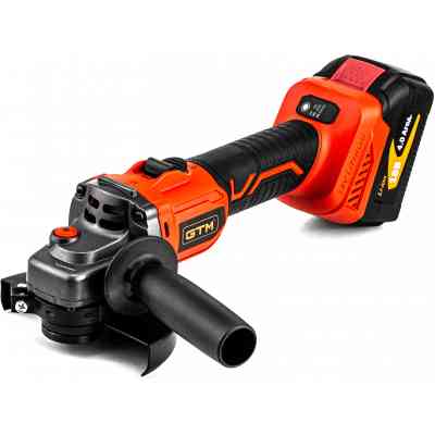 Шліфувальна машина GTM AGC18/125BL, 125мм, 18В, 3000-8500об/хв (без АКБ та ЗП) (AGC18/125BL_BARE TOOL) Вінниця