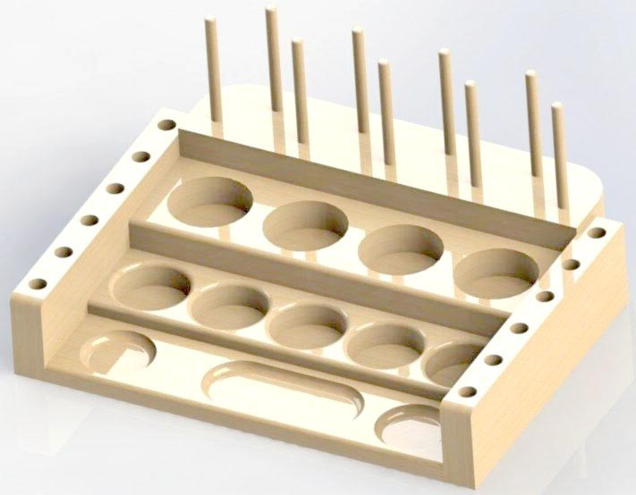 Органайзер для в'язання мушок "Скальсо" бланже Миколаїв - фото 1