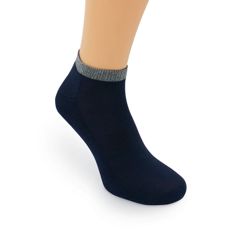 Носки зимние утепленные махровые Leo Uno Silver Низкие Темно-синий 35-37 Сумы - изображение 1