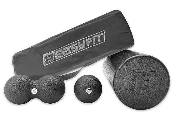 Набір для масажу EasyFit MioSet-L (2 м'ячика+ролик) Коломыя