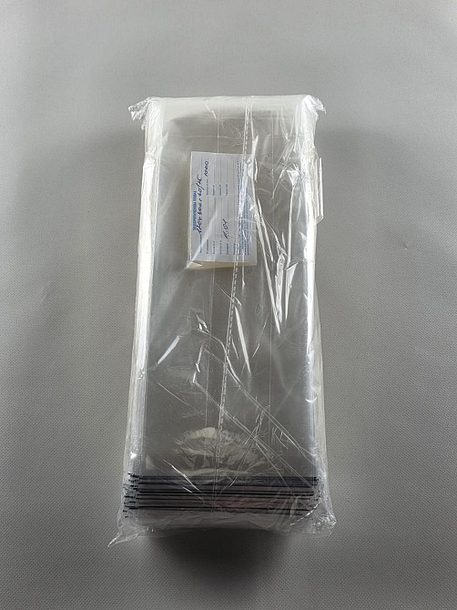 Пакеты БОПП для упаковки прозрачные с клейкой лентой 12*30+3\25мк +скотч (1000 шт) Харьков - изображение 2