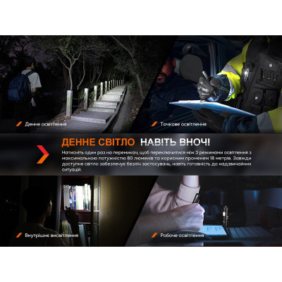 Тактична ручка Fenix T6 з ліхтариком Blue (T6-Blue) Вінниця - фото 9