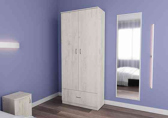 Прихожая ГКШ-5, Дуб Крафт Білий, 900/430/2100 Львов