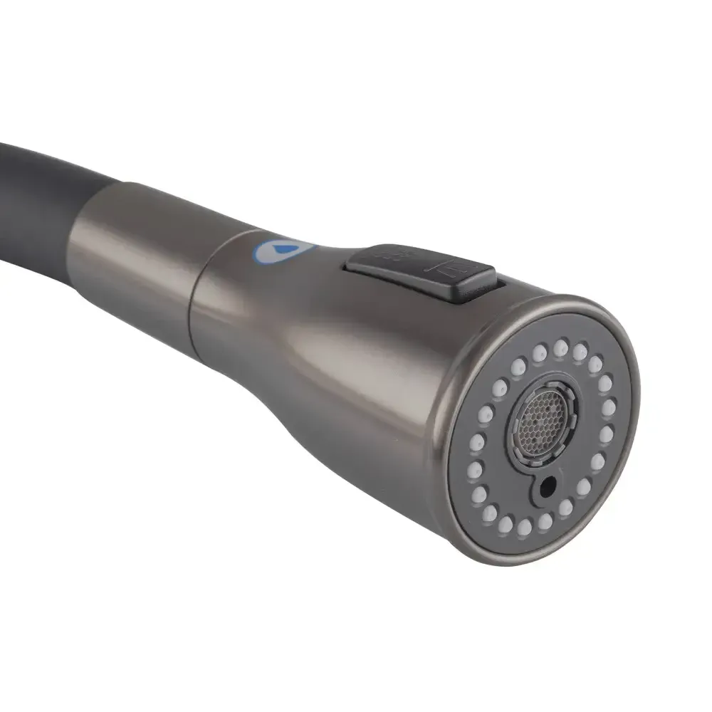 Змішувач для кухні Koer KI-72024-07 з виходом для питної води колір графіт/чорний нерж. сталь (KR5013) Чернівці - фото 4