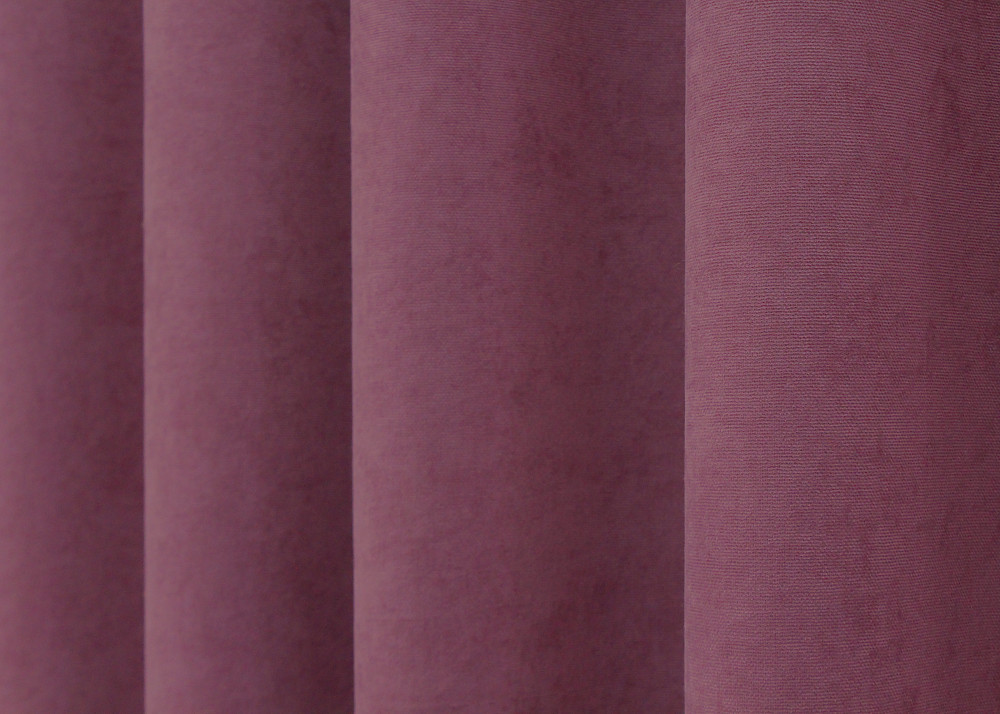 Комплект готовых штор VR-Textil Микровелюр Petek № 1517ш Темно-розовый 150х285 см 2 шт (33-0400) Киев - изображение 7