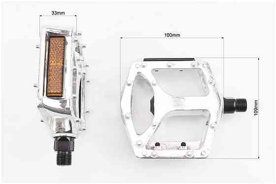 Педалі BMX 9/16" (113x108x26mm) алюмінієві, NWL-316 Київ