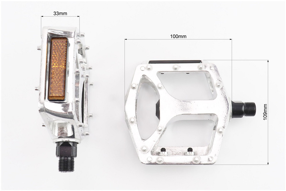 Педалі BMX 9/16" (113x108x26mm) алюмінієві, NWL-316 Київ - фото 2