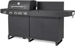 Гриль Bizzotto Duży Grill Ogrodowy Gazowy Bbq Merita 216X57 Antracytowy Stal (790305) Киев - изображение 1