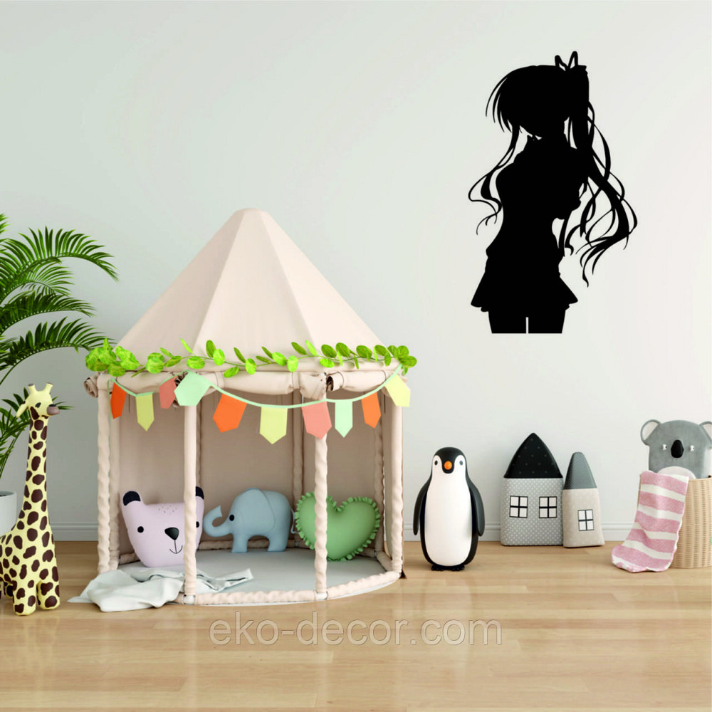 Декоративное настенное Панно «Девушка» Декор на стену 110*65 см, Черный Киев - изображение 9