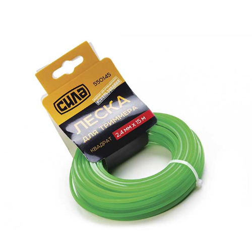 Ліска для тримера d2,7мм 15м зріз/квадрат СИЛА Житомир - изображение 1