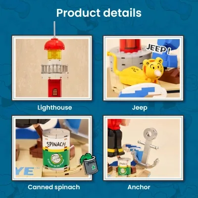 Конструктор Pantasy Popeye Папай с Оливой (86401) Винница - изображение 5