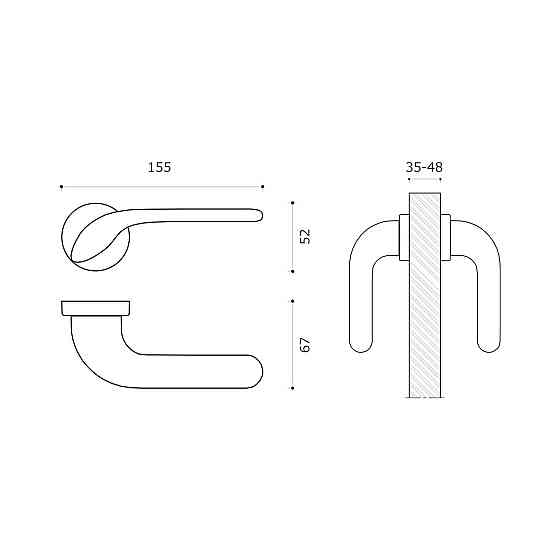 Ручка SYSTEM PALMA HA154RO12 CBM Киев