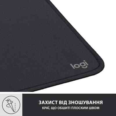 Коврик для мышки Logitech Mouse Pad Studio Series Graphite (956-000049) Винница