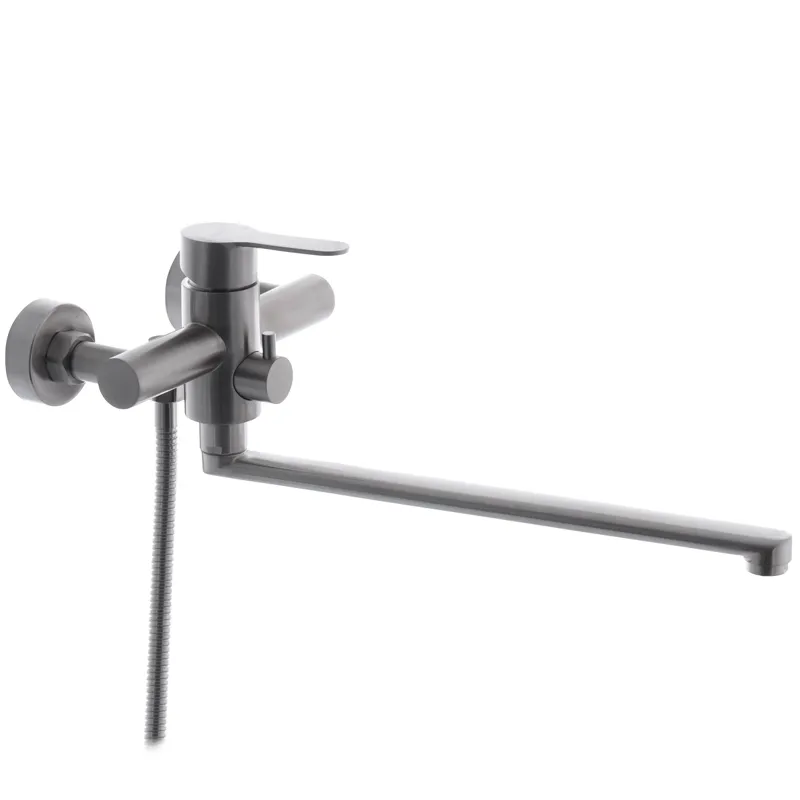 Стильний змішувач для ванни з нержавіючої сталі SUS304 Zerix DAX-006 (Euro) - Надійність і дизайн ZX3150 Харків - фото 1