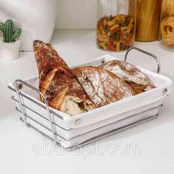 Кошик для хліба 26 х 19 х 7,5 см Сільвер (шт) Одеса