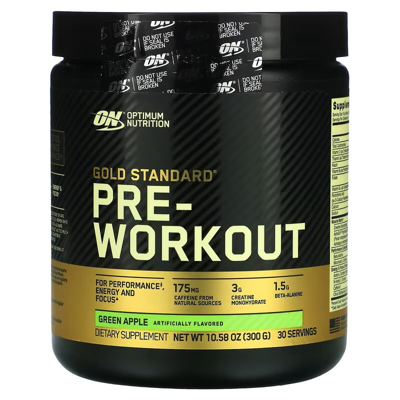 Gold Standard Pre Workout  300 g (Green Apple) Луцьк - фото 1