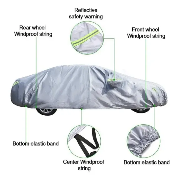 Чехол на автомобиль от солнца и снега L / Car cover LY-798 Коломыя