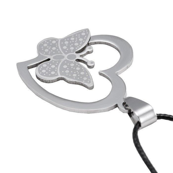 Кулон жіночий Серце з метеликом Київ - фото 3