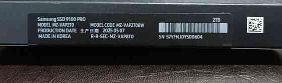 SSD Samsung 9100 PRO 2TB. Киев