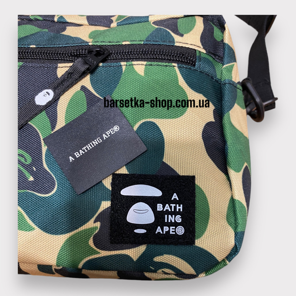 Сумка через плече Bape 25*18 зелений Запоріжжя - фото 4