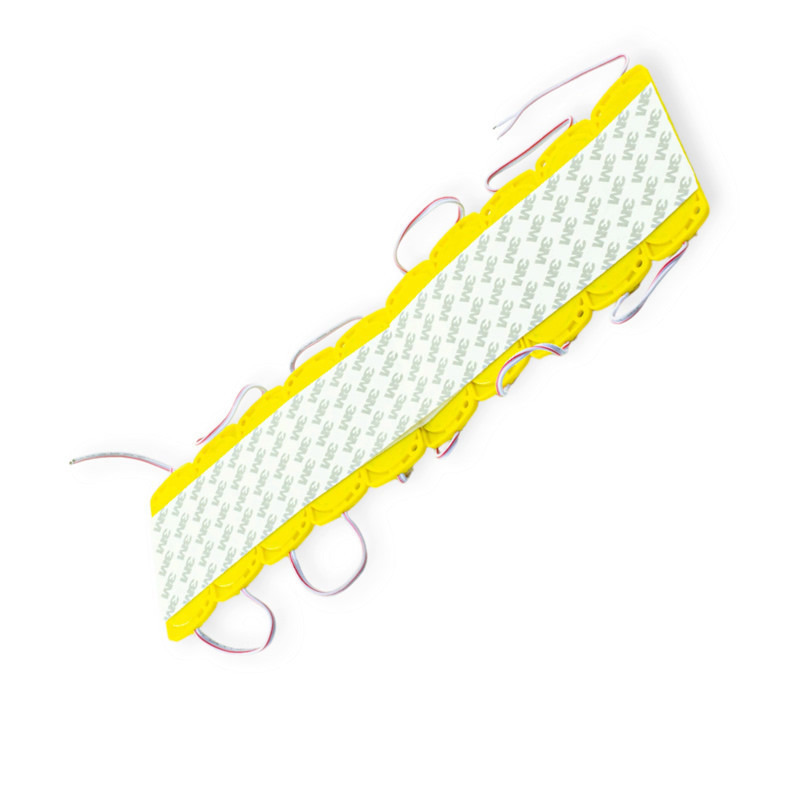 Модуль светодиодный 12V Желтый 12 SMD 2835 MD 060 Long Lens (10шт) Мукачево - изображение 1