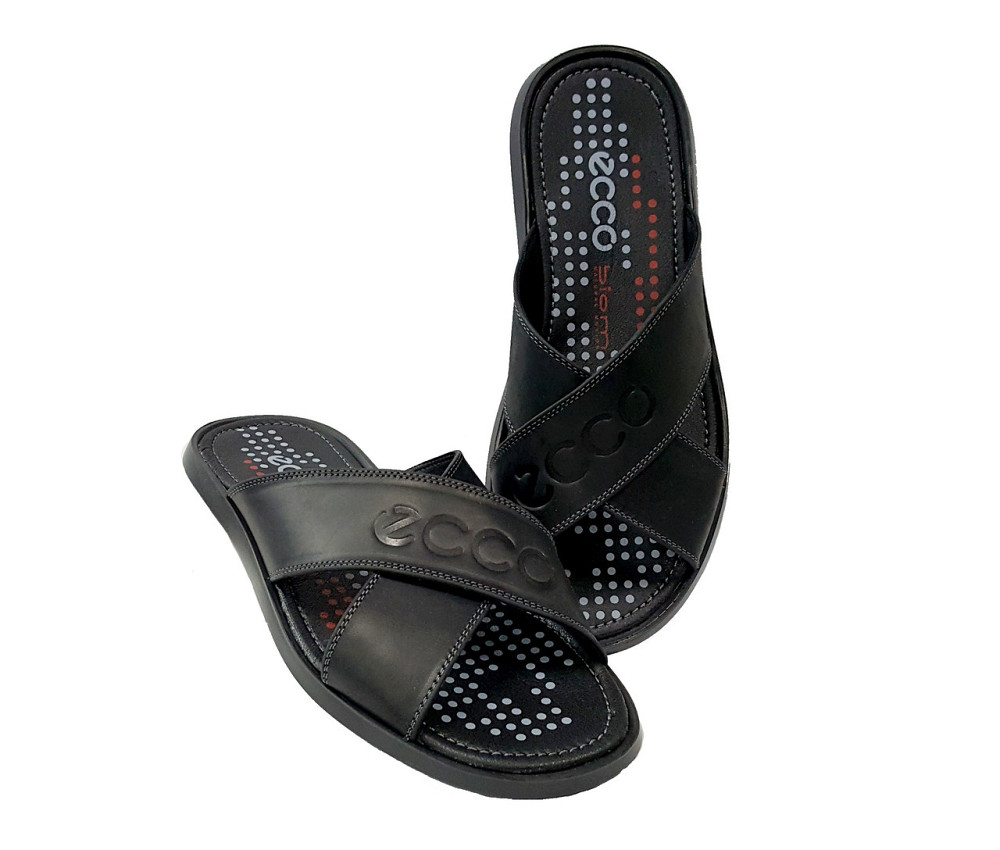 Мужские кожаные шлепки,производство Польши.p.44(28,5см) Киев - изображение 2