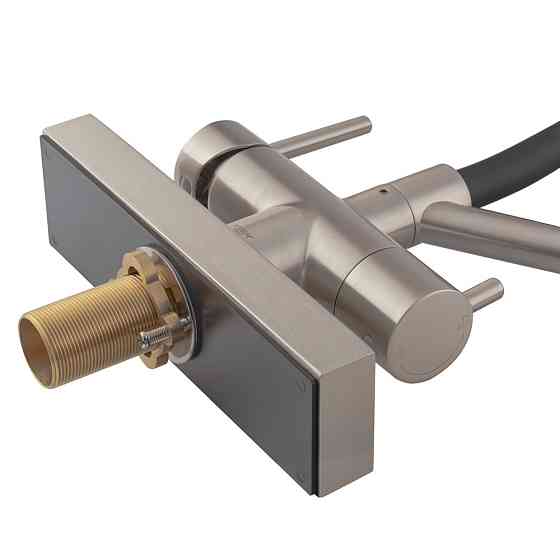 Кухонный смеситель Koer KB-74027-02 с функцией водопад и черным силиконовым изливом (KR5201) Харьков