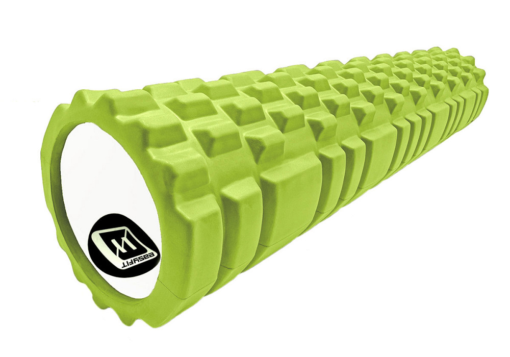 EasyFit Масажний ролер EasyFit Grid Roller 60 см v.3.1 салатовий Київ - фото 2