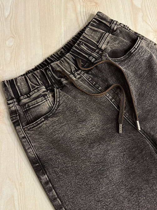 Джинсы женские Vanver 82099 MOM comfort талия на резинке со шнурком коричневые, коричневый, 33, 33, 95 см, 120 см Киев - изображение 19