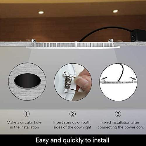 Світлодіодний смарт-світильник Lumary Ultra Slim 12 Вт, 4 шт, RGB, 170 мм, 20 мм, керування зі смартфона Київ - фото 3