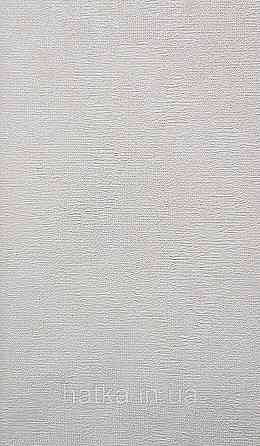 Шпалери вінілові на флізеліні NOVA метрові під штукатурку структурні однотонні світло-білі Київ