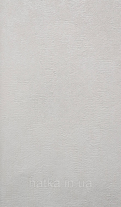 Шпалери вінілові на флізеліні NOVA метрові під штукатурку структурні однотонні світло-білі Київ - фото 1
