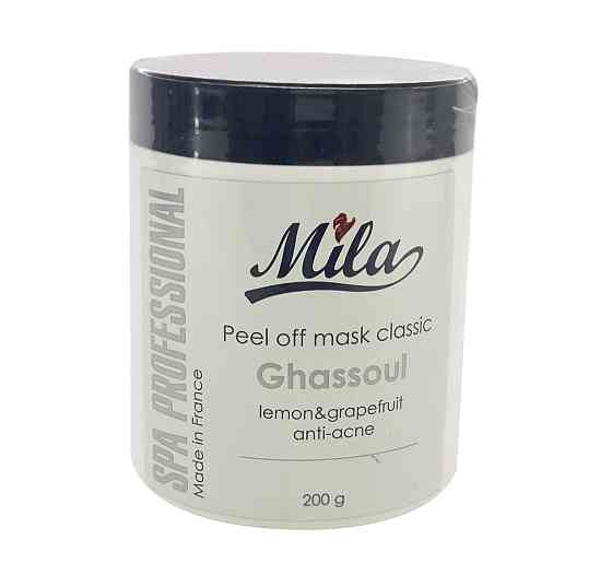 Альгинатная маска для жирной кожи Глина Гассул Peel Off Mask Ghassoul Mila Perfect 200 г Винница