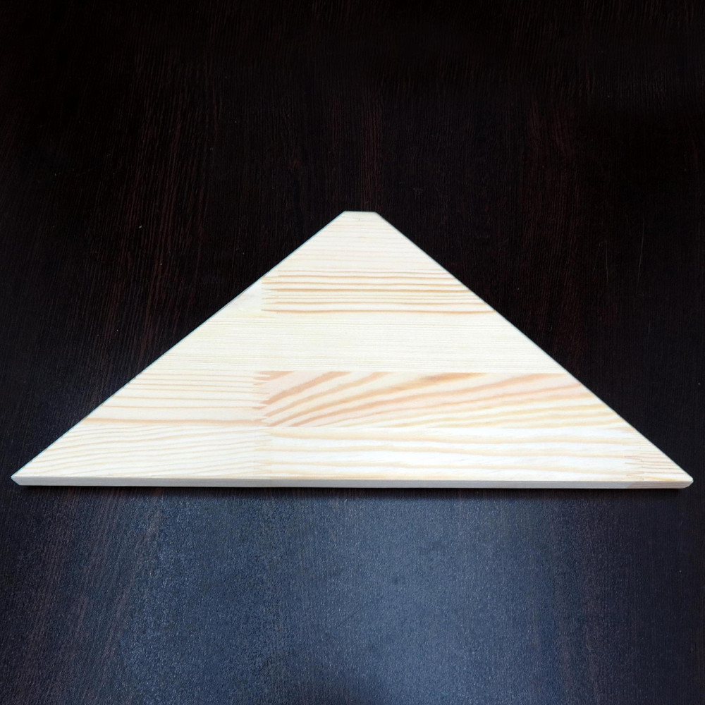 Угловая настенная полка 