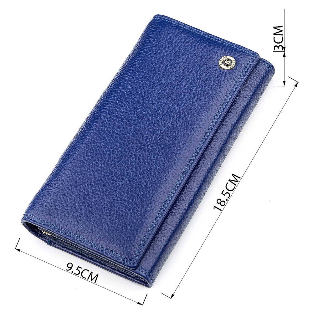 Кошелек женский Boston 18484 (S6001B) кожа Синий Киев - изображение 5