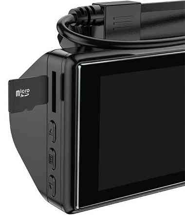 Відеореєстратор HOCO Di07 з двома камерами HD, чорний Вінниця