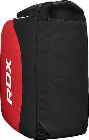 Спортивна сумка RDX R1 Duffel Bag with Backpack Straps Black/Red Каменское