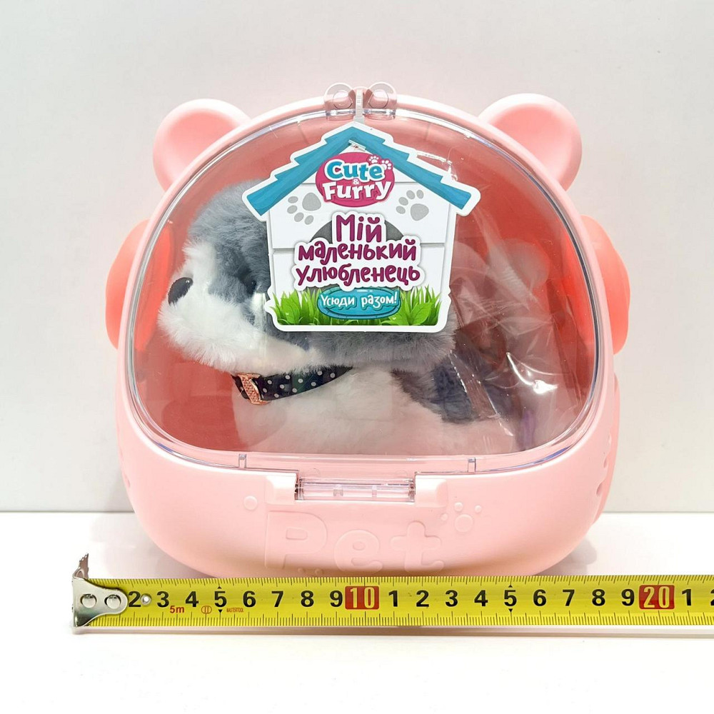 Собачка інтерактивна ходить гавкає ворушить хвостиком головою Біла із сірим (688-122A) Чернігів - фото 9