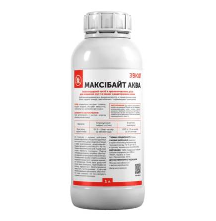 Засіб для знищення мух та інших синантропних комах “Максібайт Аква” 1 л ЗВК Вінниця