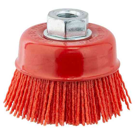 Щетка проволочная чашеобразная Ø75мм М14×2мм (нейлоновая) SIGMA (9014471) Киев