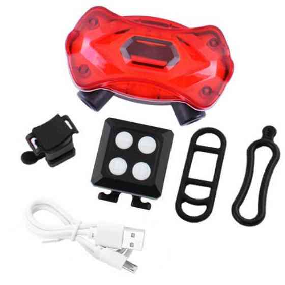 Мигалка з поворотниками для велосипеда KXK-03 STOP, Задній самокатний ліхтар акумуляторний велоліхтар IZ-64 Івано-Франківськ