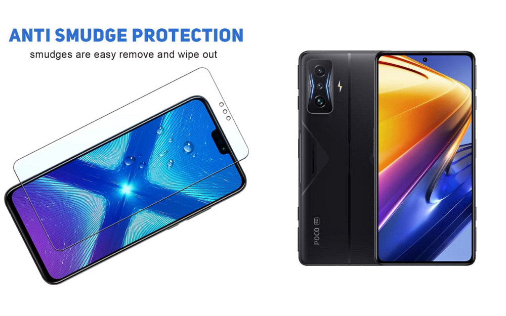 Защитное стекло NeoGlass для Poco F4, Poco F4 GT – ультрапрозрачное и устойчивое Киев - изображение 3
