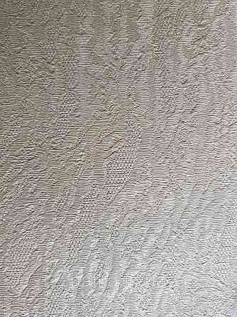 Шпалери метрові вінілові на флізелін Grandeco Poem під штукатурку баранець структурні молочні білі Київ