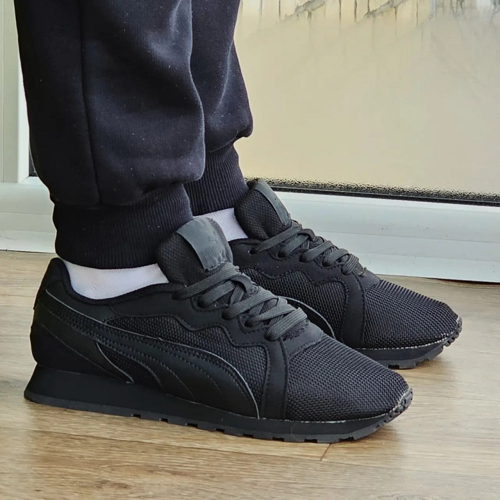 Женские Кроссовки Puma Слипоны Чёрные Мокасины Пума (размеры: 36,37,38,39) Днепр - изображение 2