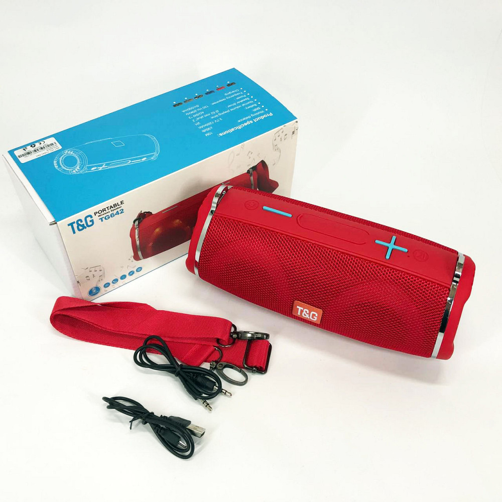 Колонка з підсвічуванням і зарядкою TG642, Портативна акустична bluetooth колонка NQ-94 Львів - фото 5